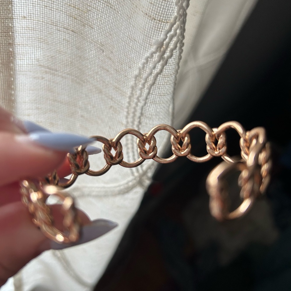 Kendra Scott Fallyn Cuff Rose Gold Bracelet - Picture 4 of 6